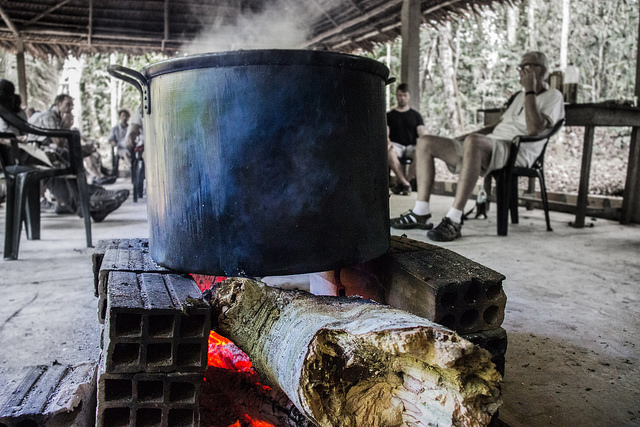 Photo of Ayahuasaca brewing by Paul Hessell via Flickr