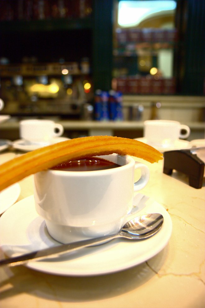 Churro at San Gines image courtesy of Jun.