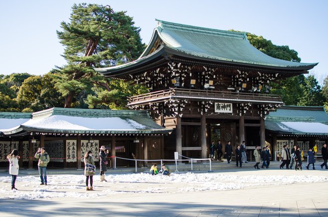 Santuario Meiji; Foto di cotaro70s via Flickr