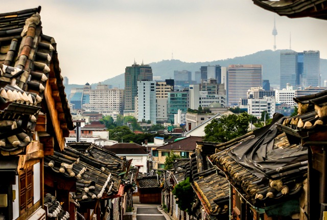 Bukchon Hanok Village in Seoul. Courtesy of Flickr/Doug Sun Beams