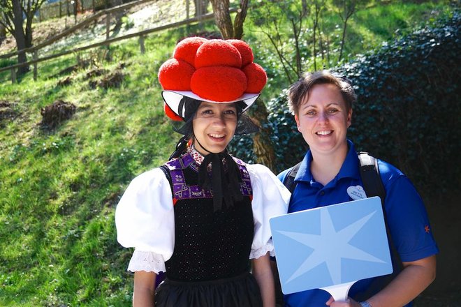 Abenteuer von Disneys Adventure Guide Betti (rechts) und Julia von Black Forest (links); Mit freundlicher Genehmigung von Jason Leppert