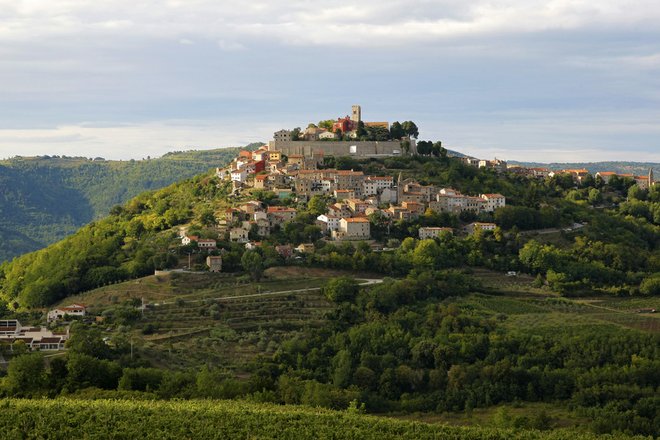 A view of Motovun courtesy of Croatian Tourist Office
