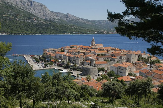 Vue de Korcula avec l'aimable autorisation de l'office de tourisme croate