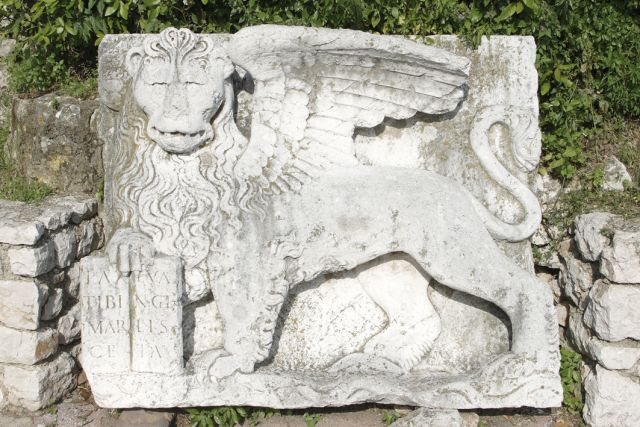 El León de Venecia en Trsat. Cortesía de la Oficina de Turismo de Croacia