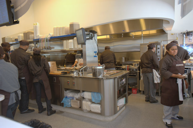 The kitchen at RedFarm Stand