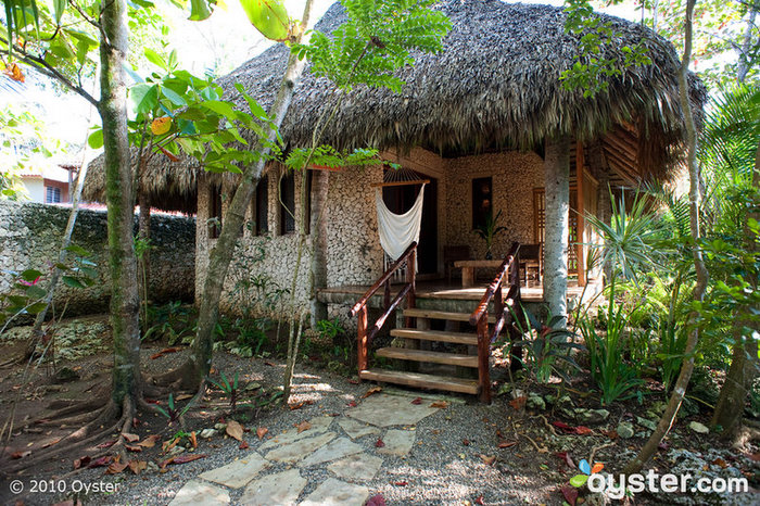 Outside of Piedra Cabana, one of the guest cabanas