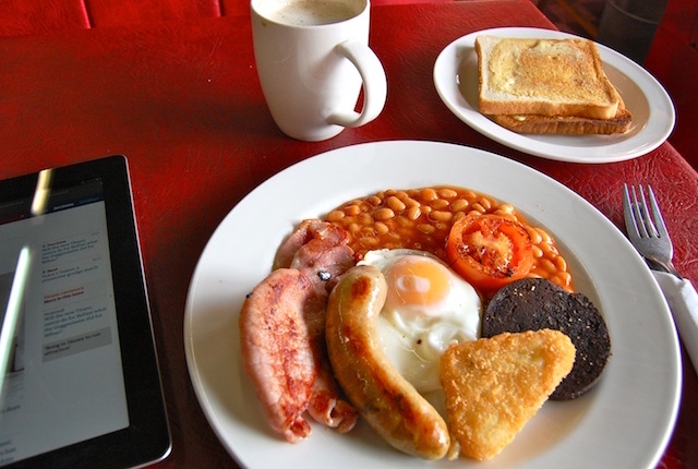 Petit-déjeuner anglais complet; Crédit photo: Flickr / Magnus D