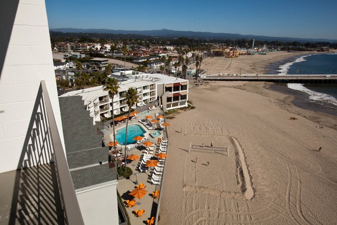 View from hotel at The Santa Cruz Dream Inn/Oyster