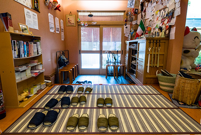 Entrance at the Ryokan Shimizu/Oyster