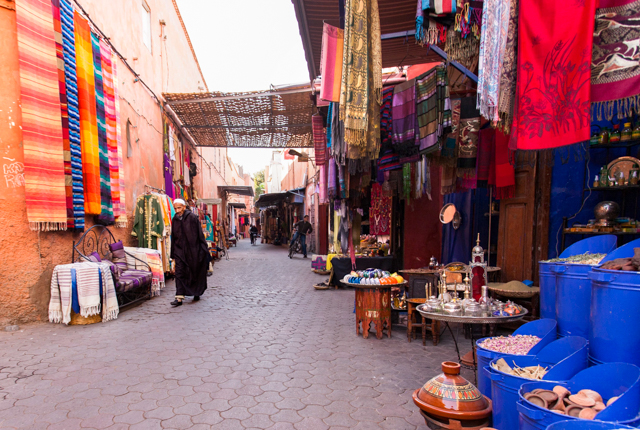 Straße im Riad Idra / Oyster