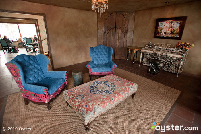The quaint Masters' Lounge