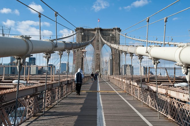 Caminar por el puente de Brooklyn es digno de la lista de cubo / Oyster