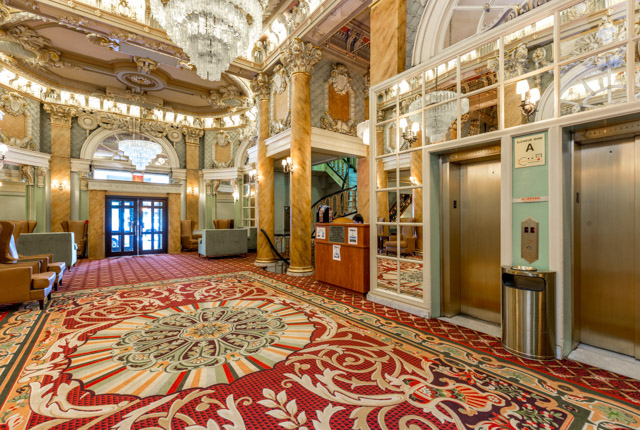 Lobby at the Wolcott Hotel/Oyster