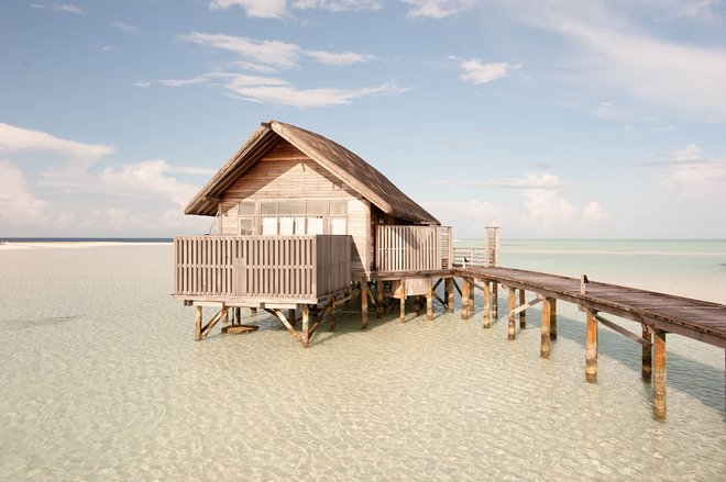 Die Villa mit einem Schlafzimmer auf der Cocoa Island von COMO / Oyster