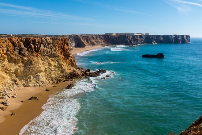 The Algarve view of the beach