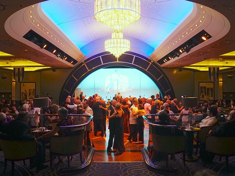 The Queens Room, Queen Mary 2 / Foto cortesia de Jason Leppert