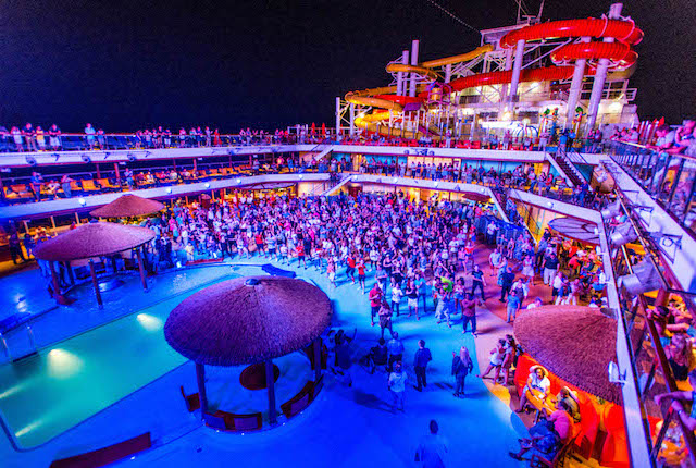 Les parties de pont sur Carnival Vista / Oyster