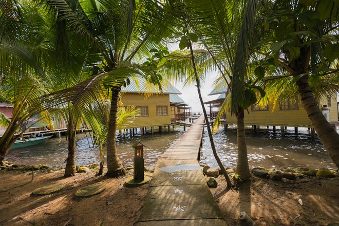 Grounds at the Koko Resort, Isla Colon, Bocas del Toro Province/Oyster