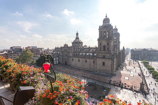 Vue de la Catedral Metropolitana de Zocalo Central / Oyster