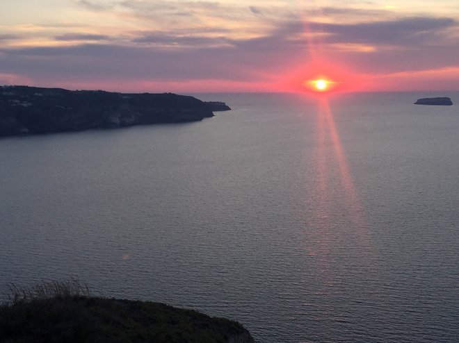 Vista del tramonto dell'Egeo / Oyster