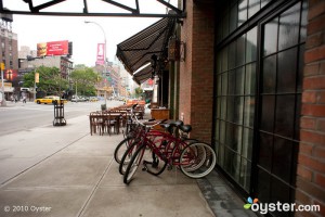 Fahrräder können kostenlos im The Bowery benutzt werden