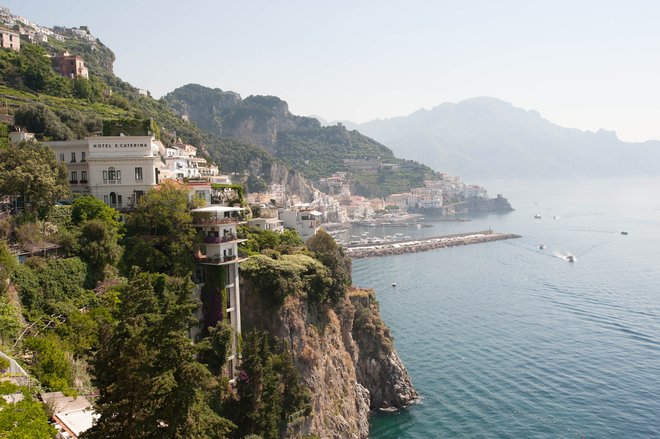 Straße im Santa Caterina Hotel, Amalfi-Küste / Auster