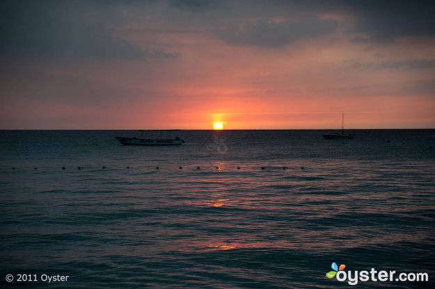 Tramonto a Negril, in Giamaica