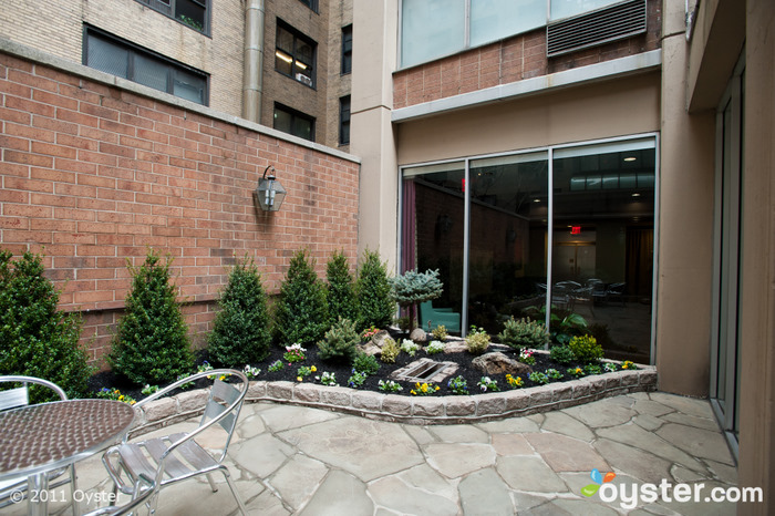 Patio at Sutton Court Hotel Residences, New York