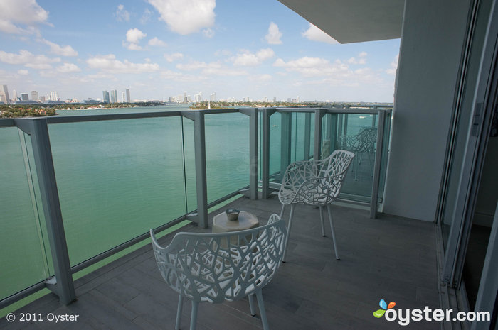 Suite avec vue sur la baie au Mondrian South Beach, Miami