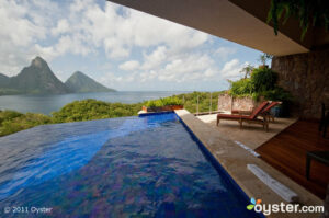 The Room at Jade Mountain Resort, St. Lucia