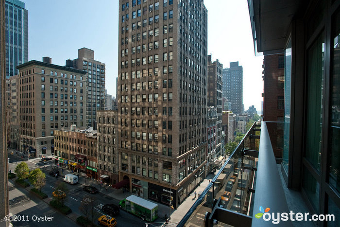 View from a suite at the Gansevoort Park Avenue hotel
