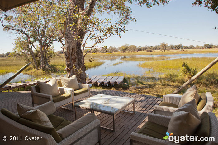 Gemeinschaftsbereich im & Beyond Xaranna Okavango Delta Camp