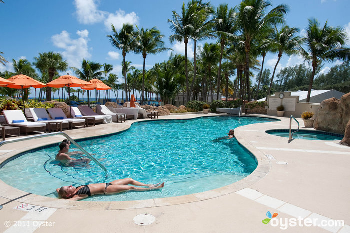 La piscine pour adultes au Marriot Harbour Beach Resort and Spa; Fort Lauderdale, Floride