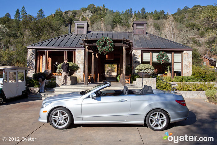 One of the loaner whips at Calistoga Ranch, An Auberge Resort; Napa Valley, CA