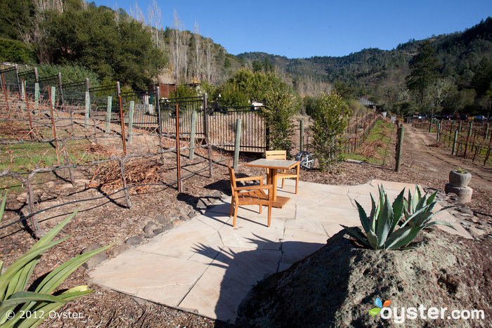 El viñedo en el lugar en Calistoga Ranch, An Auberge Resort; Napa Valley, CA