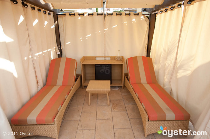 Private spa cabana at the Terranea Resort; Los Angeles, CA