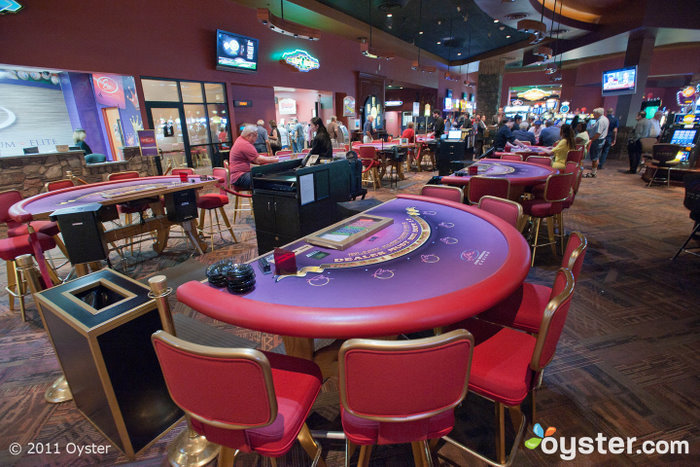 Blackjack tables at the Radisson Fort McDowell; Scottsdale, AZ