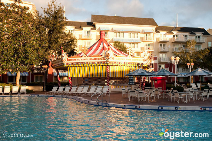 A piscina no Disney Boardwalk Villas; Orlando, FL