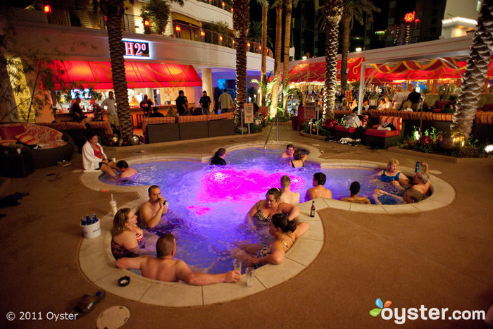 The jacuzzi at the Golden Nugget Hotel & Casino; Las Vegas, NV