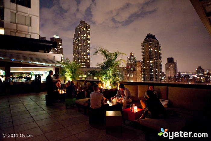 O Rooftop Bar no Empire Hotel; Cidade nova iorque, ny