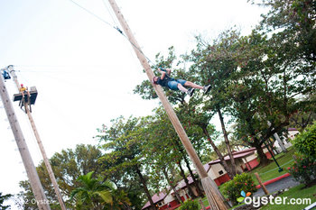 Il corso High Ropes all'Allegro Puerto Plata; Repubblica Dominicana