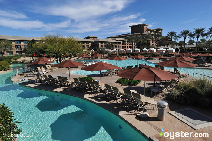 A piscina principal no The Westin Kierland Resort & Spa; Scottsdale, AZ