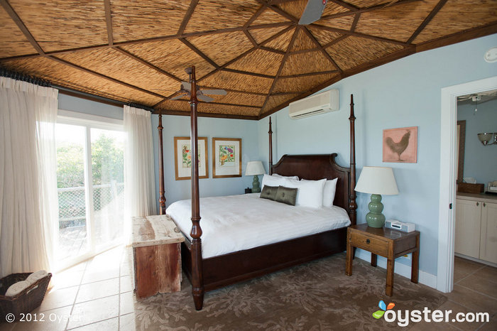 Master Bedroom at the Starlight Villa at Fowl Cay Resort -- Bahamas
