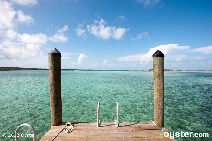 Gettarsi! Dock presso il Fowl Cay Resort - Bahamas