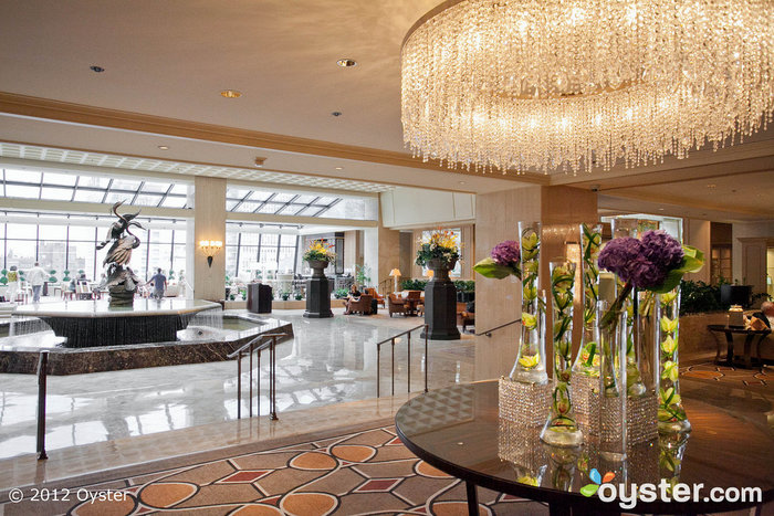 Lobby at Ritz-Carlton Chicago, a Four Seasons Hotel