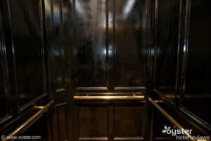 Potentially-haunted elevator at the Algonquin, NYC