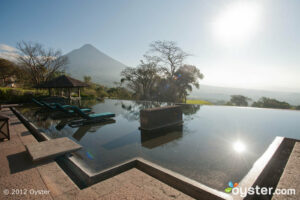 Volcanic vistas: View from the infinity pool at La Reunion Golf Resort & Residences -- Guatemala