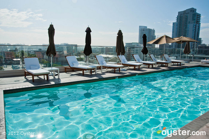 Snooze by the pool at the Andaz San Diego