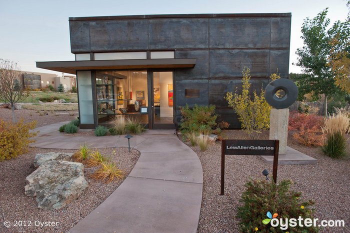 The contemporary dwelling of the LewAllen Art Gallery at the Encantado, an Auberge Resort.