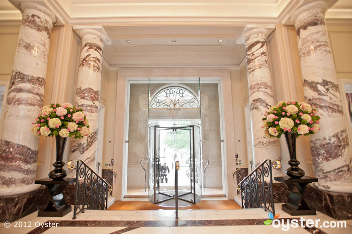 Entrance at the Langham Hotel London